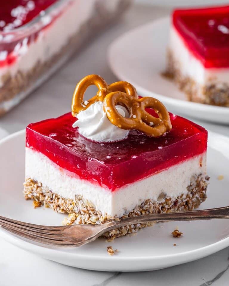 Cranberry Pretzel Salad Recipe