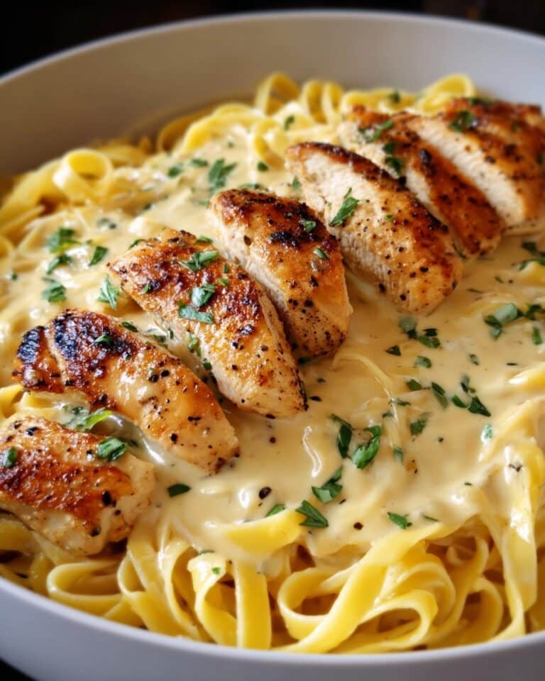One-Pan Chicken with Buttered Garlic Noodles Recipe