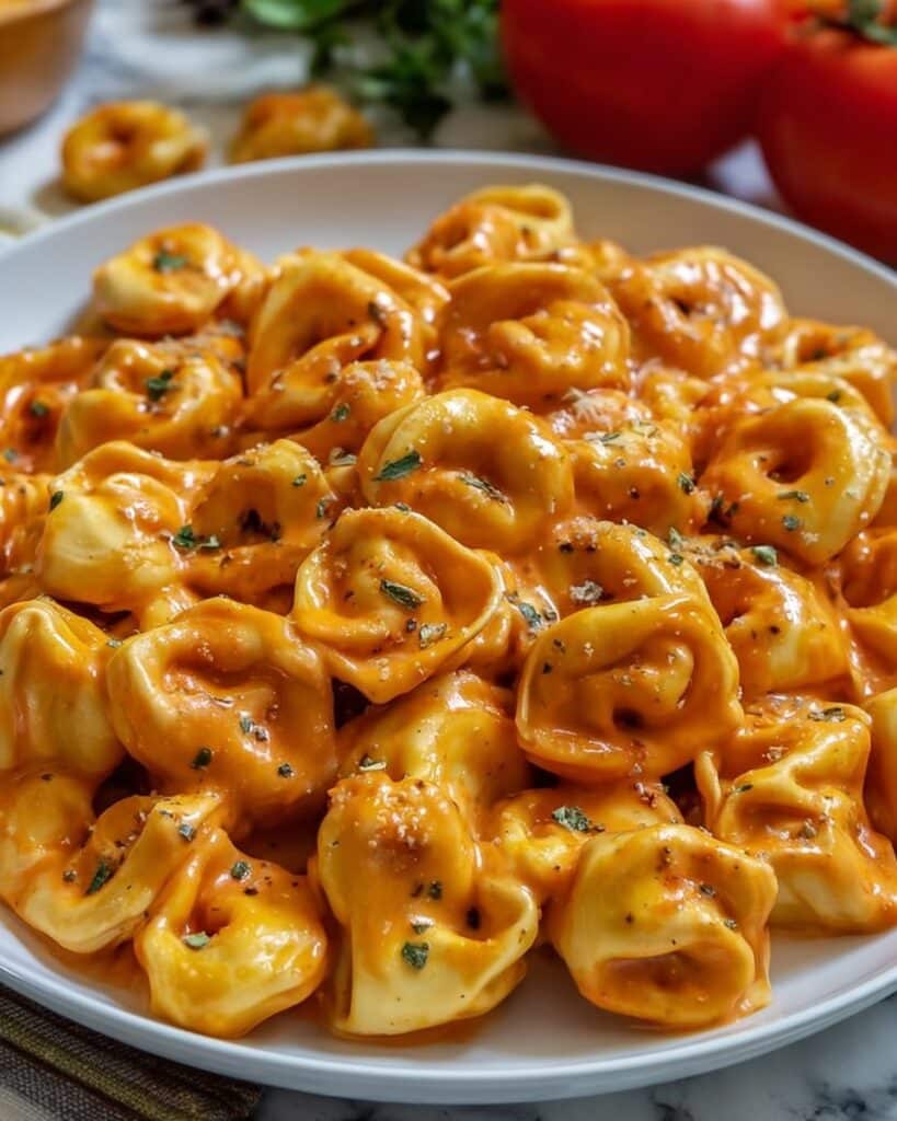 Creamy Tomato and Herb Tortellini Sauce from Scratch Recipe