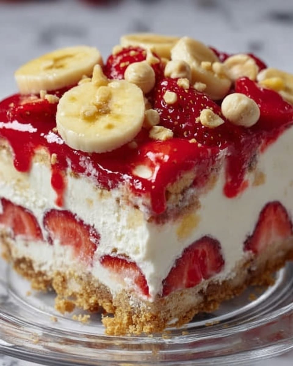 Creamy Strawberry Banana Pudding with Vanilla Wafers Recipe