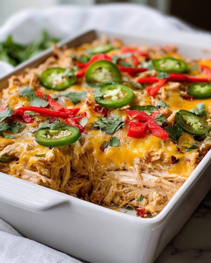 Fajita Chicken Casserole Recipe