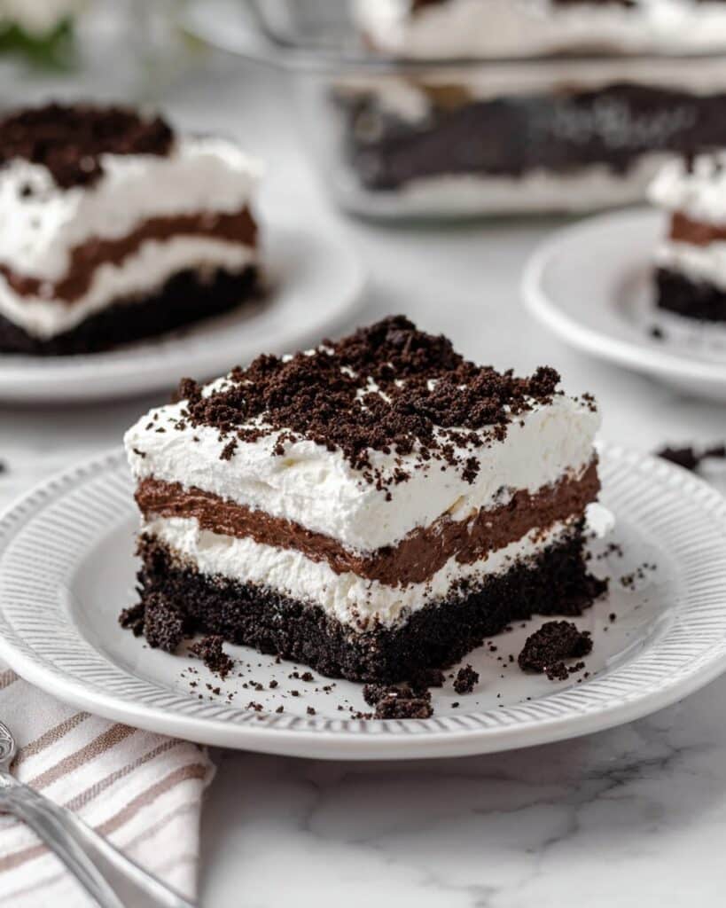Decadent Oreo Delight with Cream Cheese and Chocolate Pudding Recipe