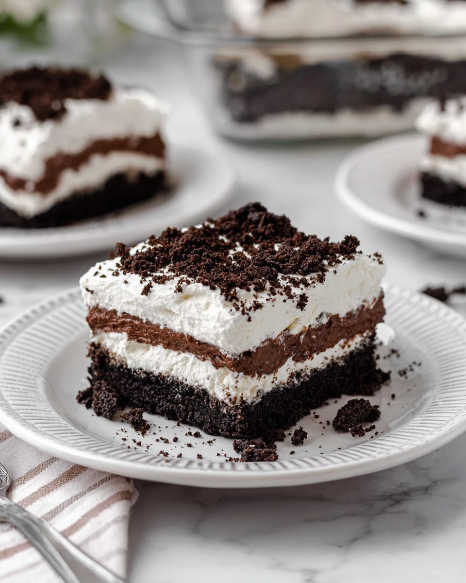 Decadent Oreo Delight with Cream Cheese and Chocolate Pudding Recipe