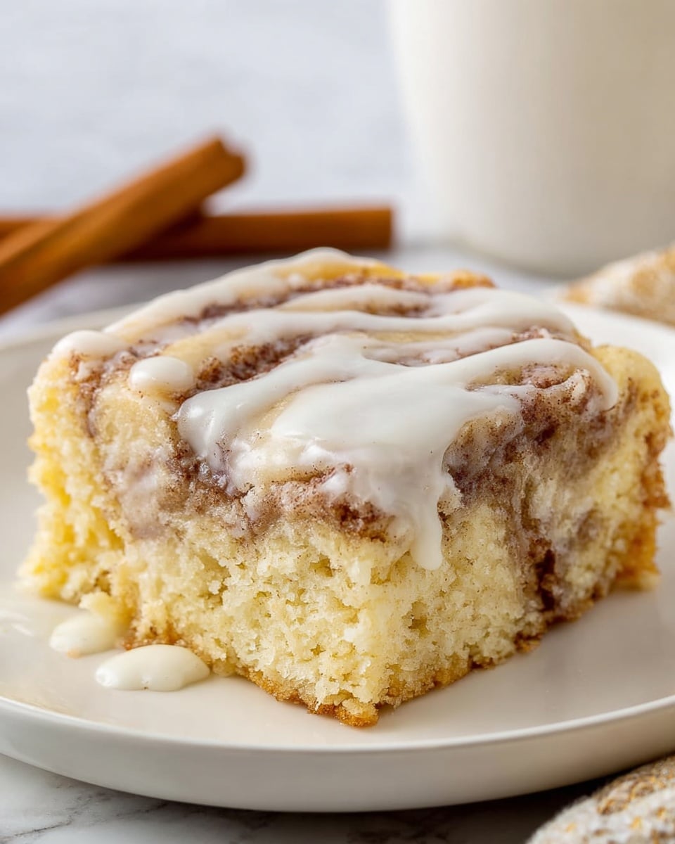 Ooey Gooey Cinnamon Roll Cake Recipe