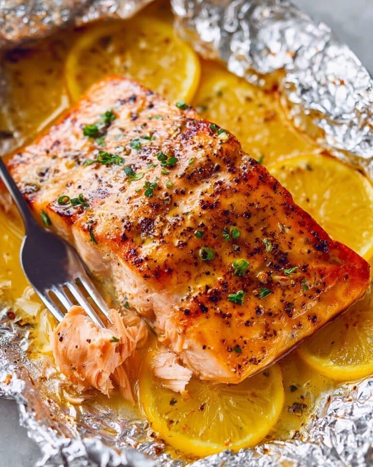 Sheet Pan Lemon Garlic Butter Salmon Recipe