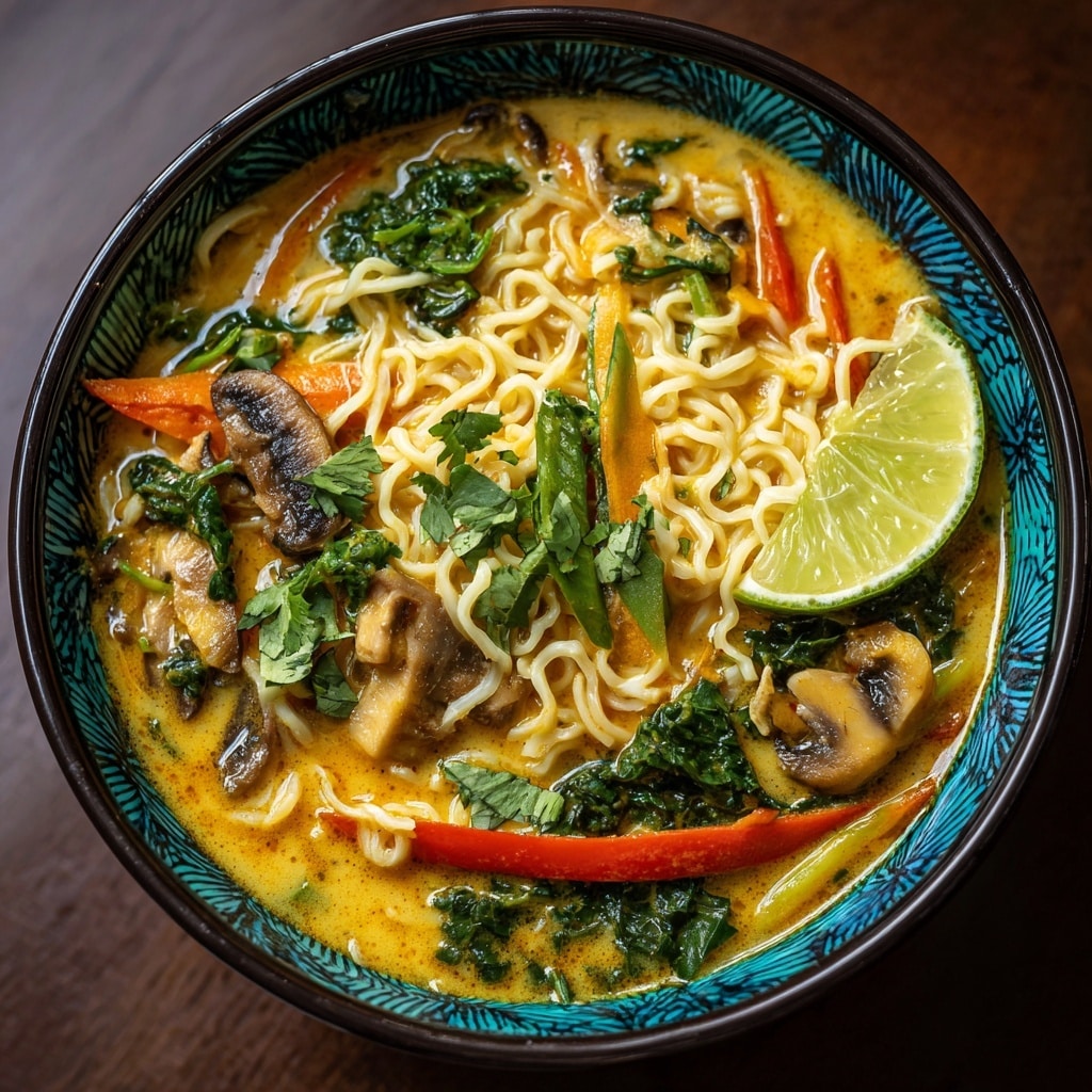 Thai Chicken Soup with Noodles Recipe - Recipe Image