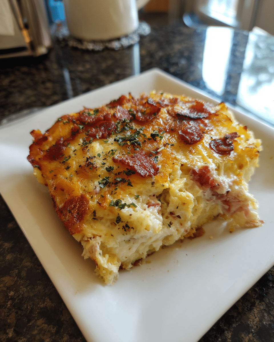 Ham and Cheese Crustless Quiche Recipe - Recipe Image