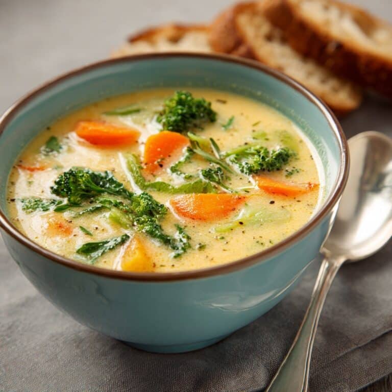 Creamy Velvety Vegetable Soup Recipe