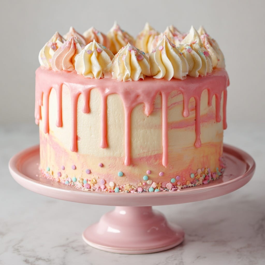 Pink Champagne Cake Recipe