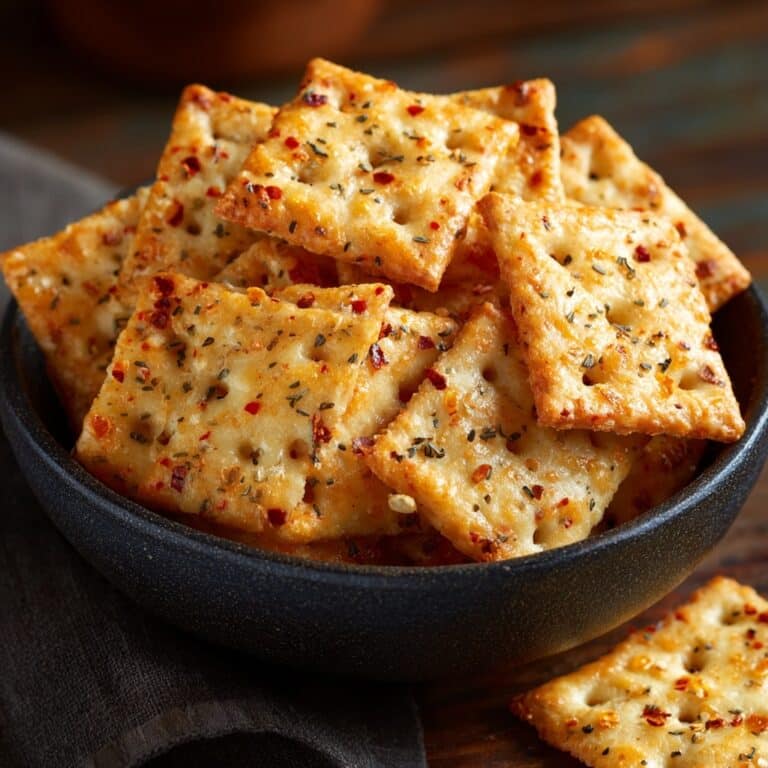 Homemade Cheese Crackers Recipe