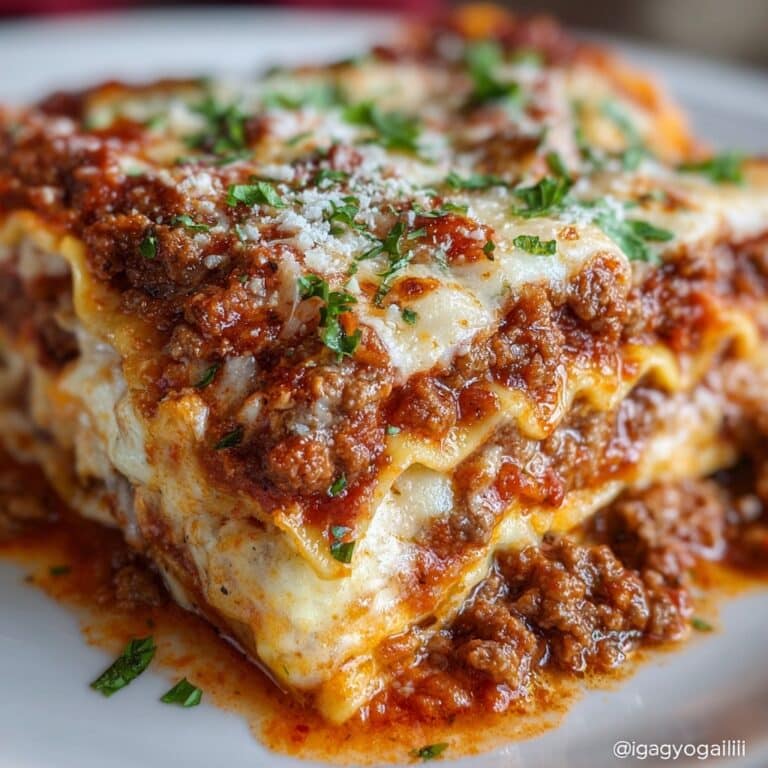 Homemade Classic Lasagna Recipe