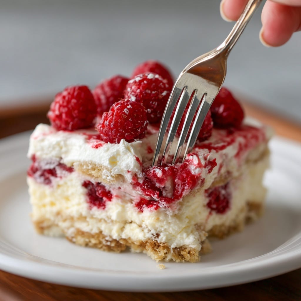 Indulgent White Chocolate Raspberry Cheesecake Bliss Recipe - Recipe Image