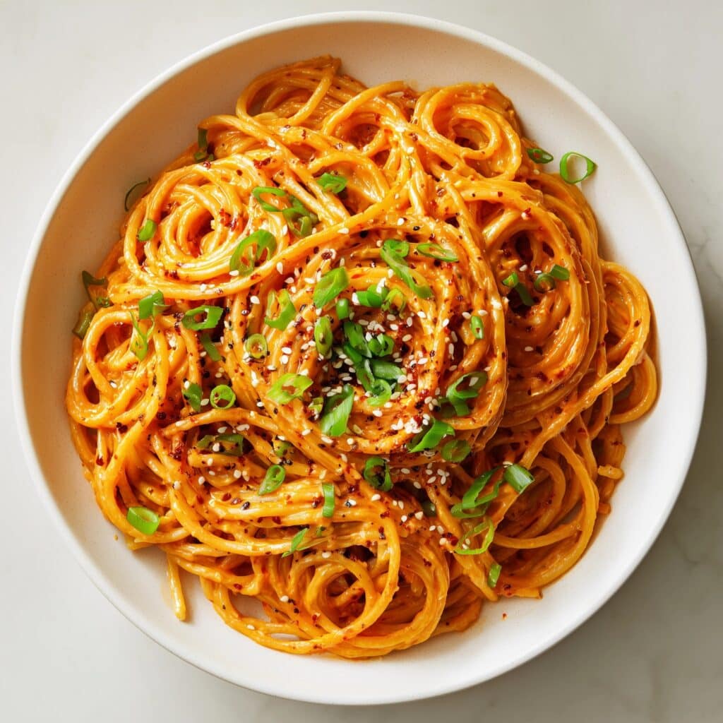 Creamy Roasted Red Pepper Pasta Recipe