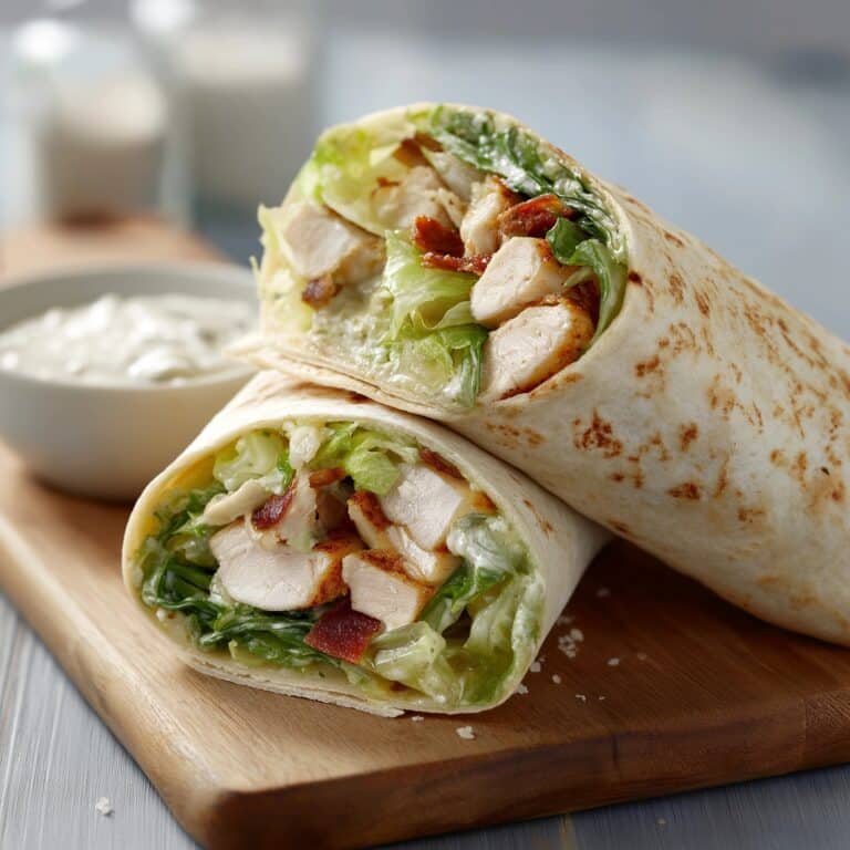Grilled Chicken Wrap with Bacon and Ranch Recipe