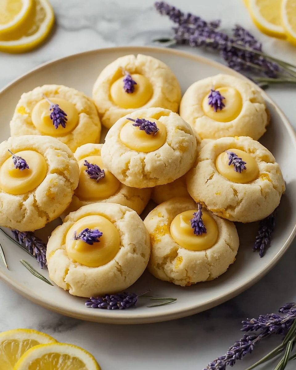 Lemon Lavender Thumbprint Cookies Recipe - Recipe Image