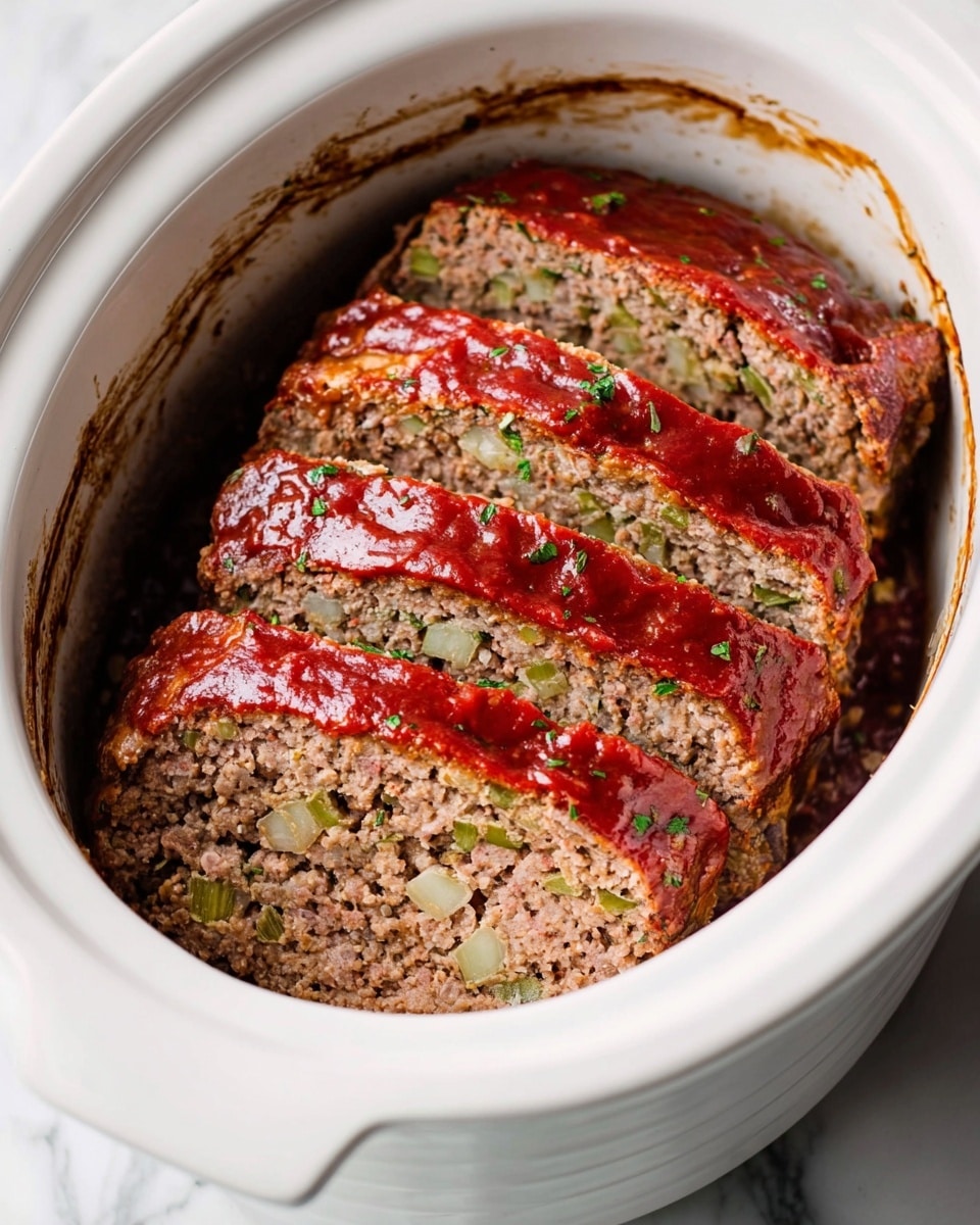 Slow Cooker Meatloaf Recipe - Recipe Image
