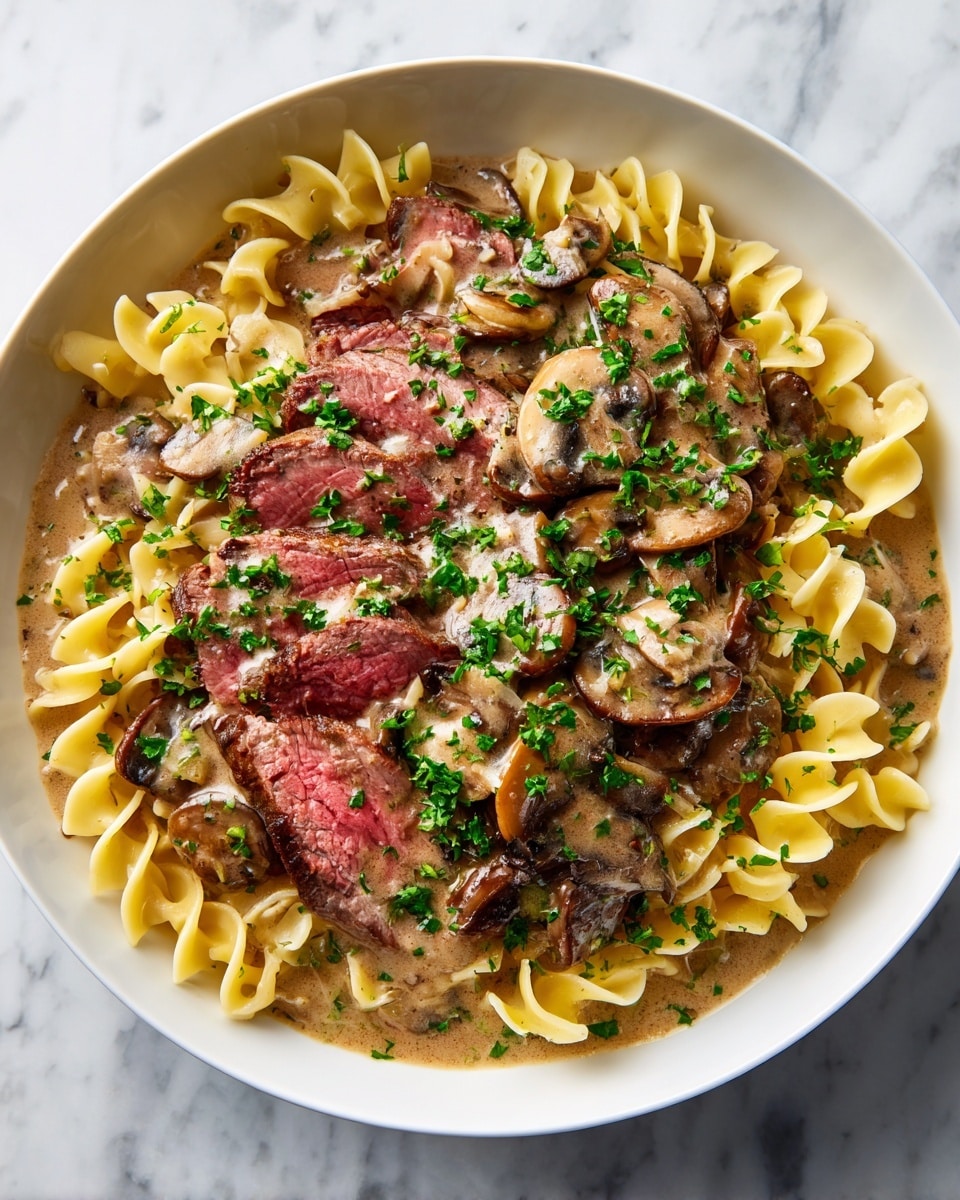 Leftover Prime Rib Stroganoff Recipe - Recipe Image