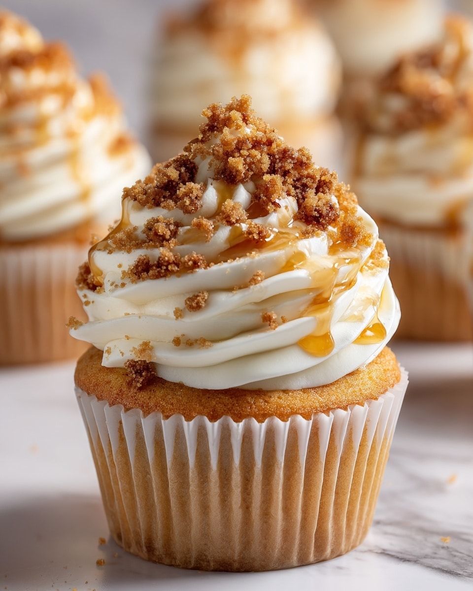 Decadent Vanilla Bean Crème Brûlée Cheesecake Cupcakes Recipe - Recipe Image