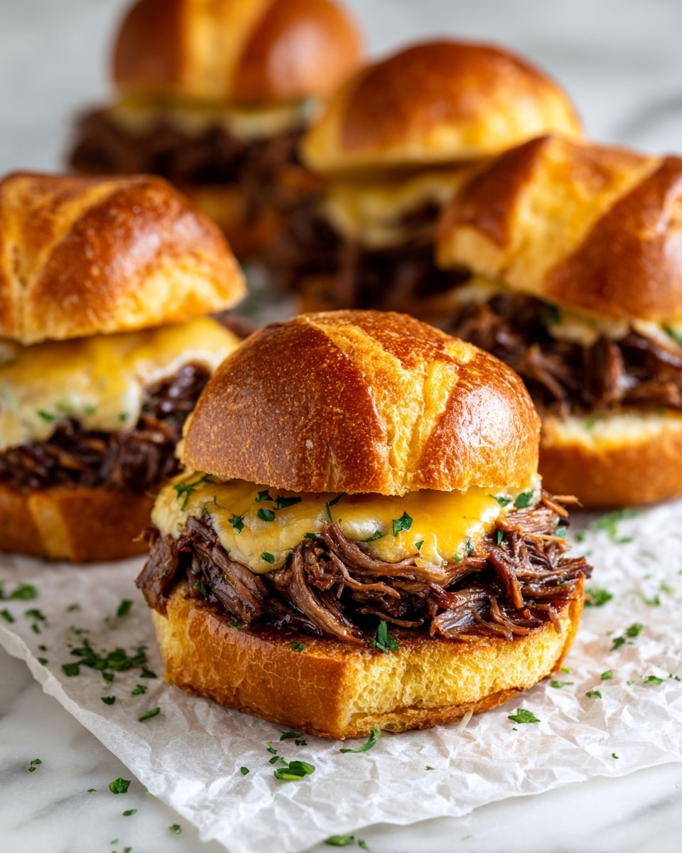 Crockpot French Dip Sandwiches Recipe - Recipe Image