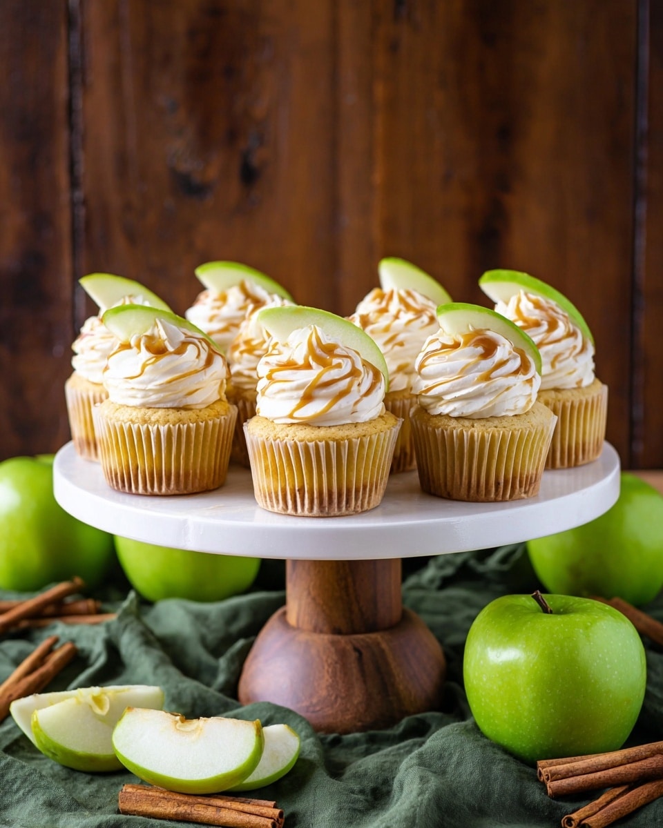 Caramel Apple Cupcakes Recipe - Recipe Image