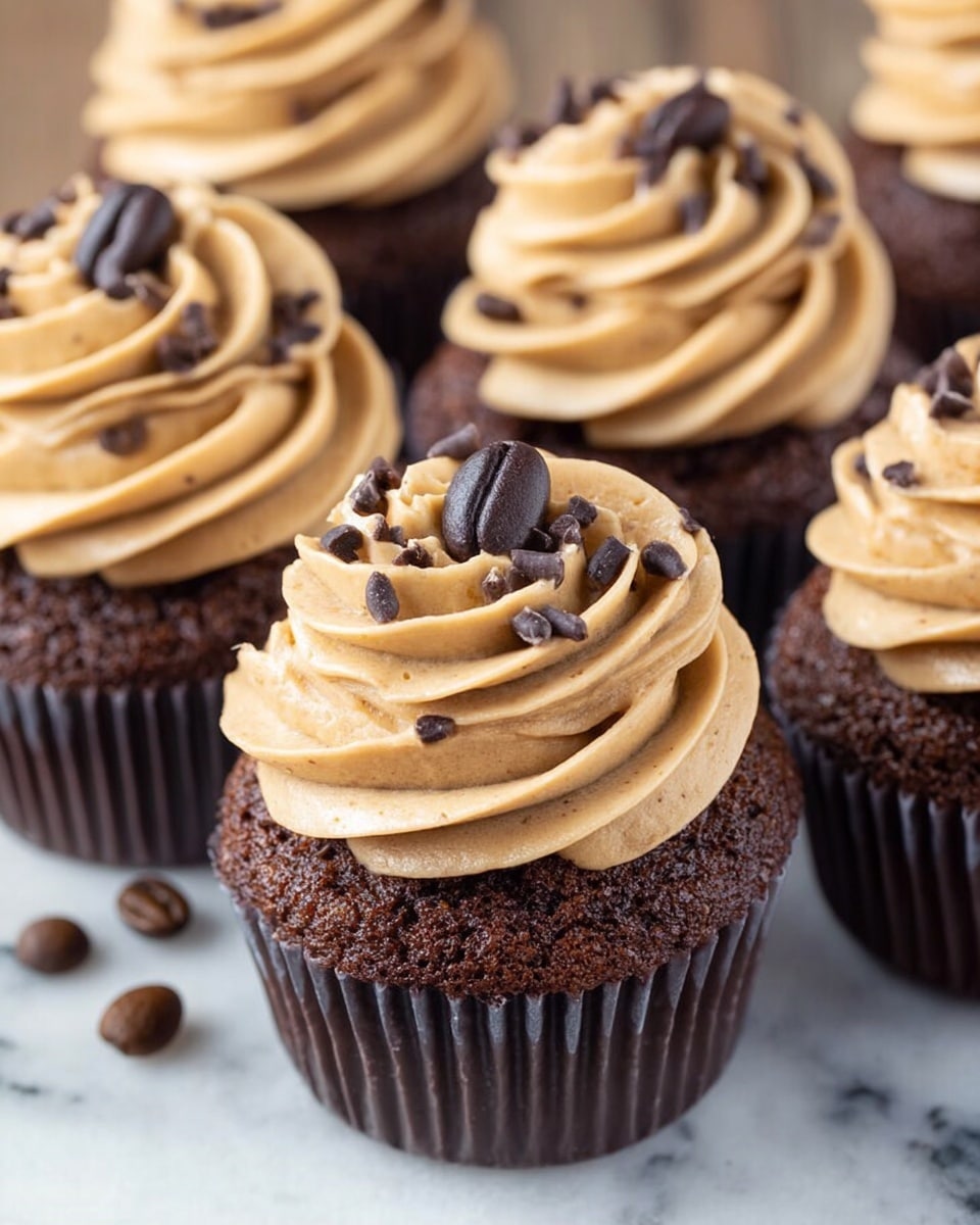 Mocha Cupcakes with Coffee Frosting Recipe - Recipe Image