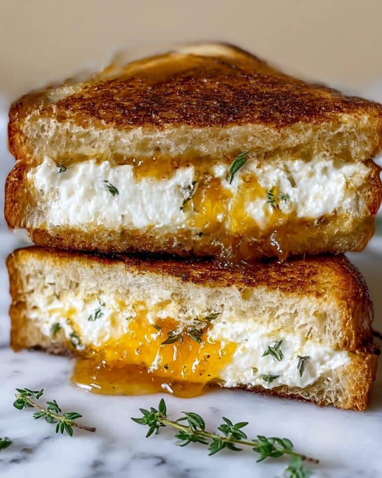 Goat Cheese Grilled Cheese with Honey Recipe