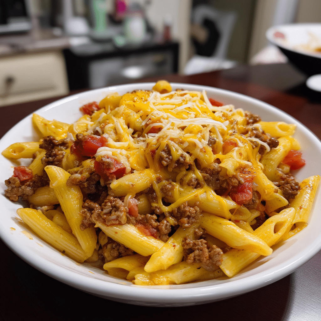 Crockpot Pizza Pasta Recipe