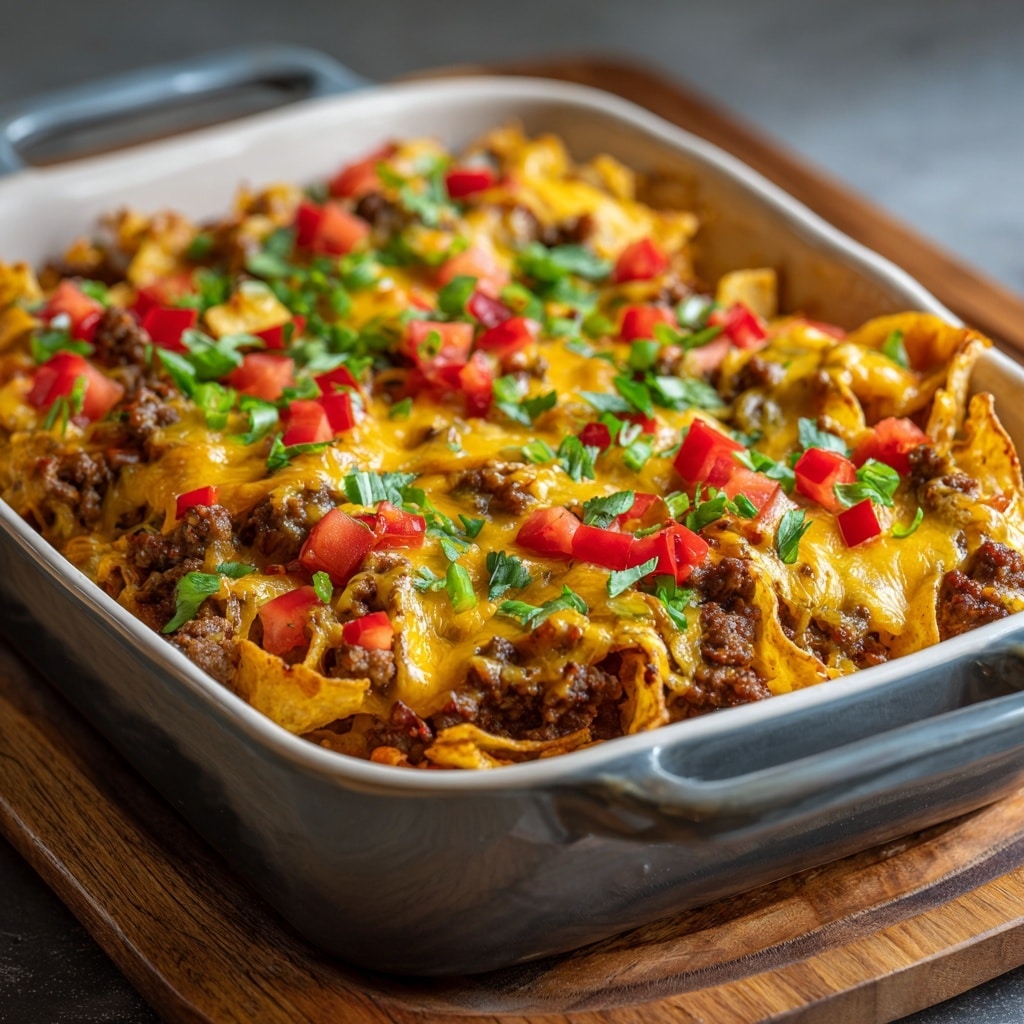 Easy Taco Dip with Ground Beef Recipe