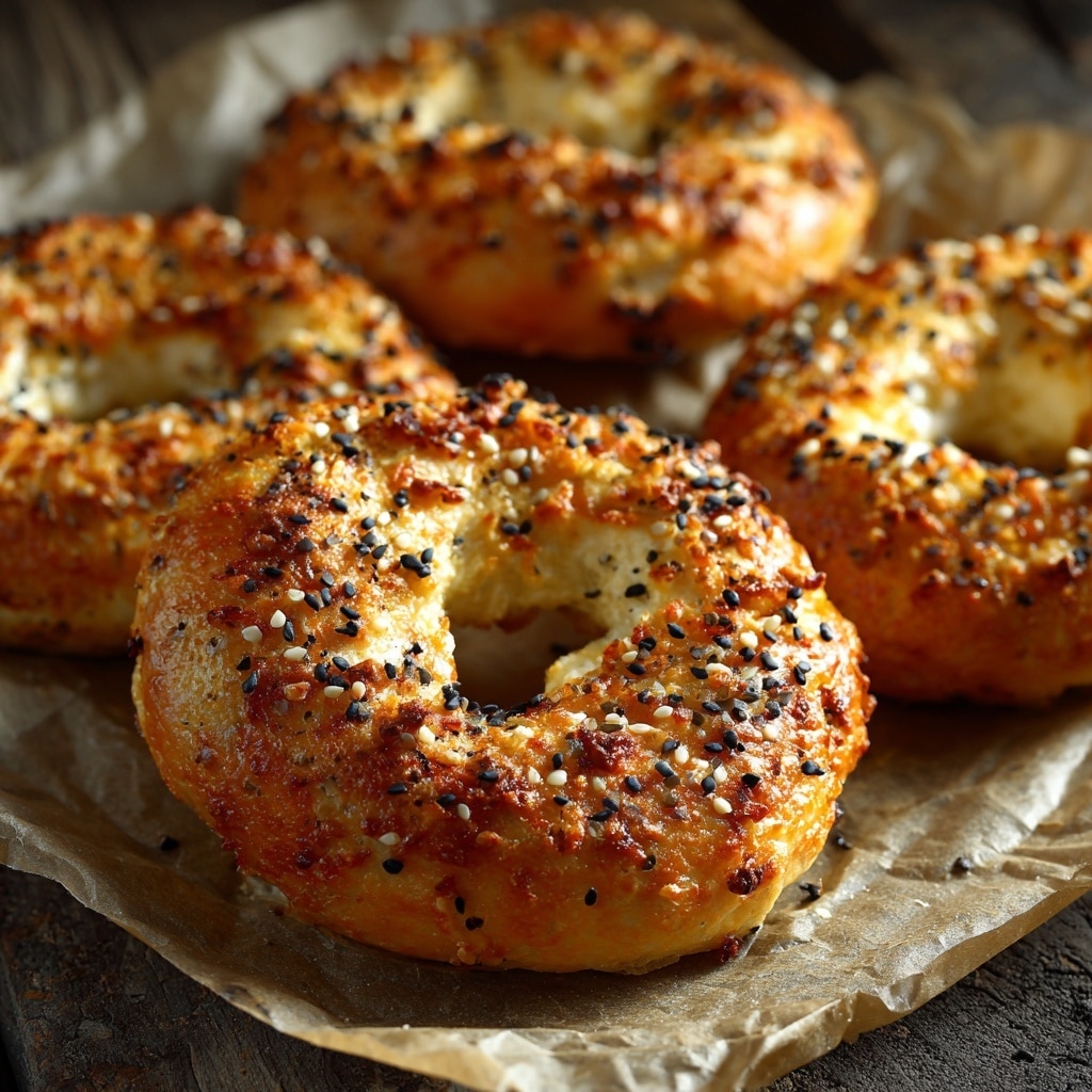 Easy 3-Ingredient Cottage Cheese Bagels Recipe