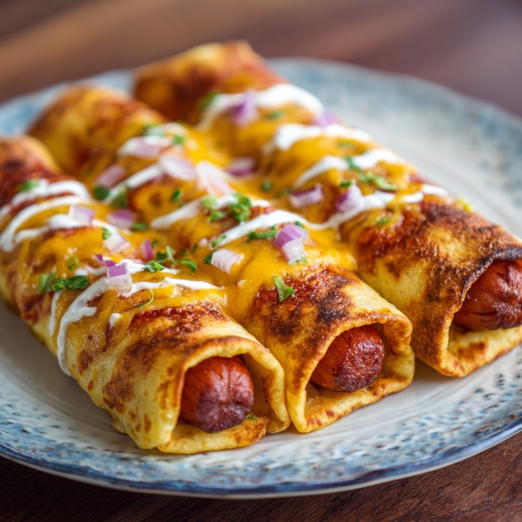 Crescent Roll Chili Dog Delights Recipe - Recipe Image