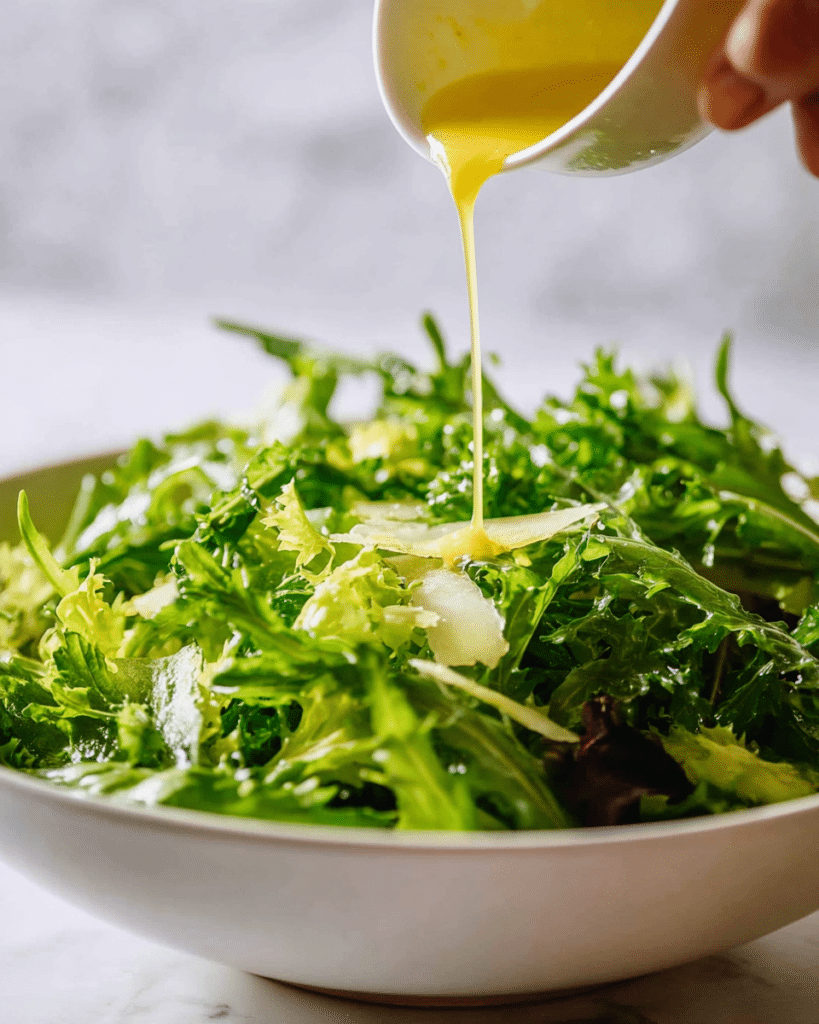 Simple Homemade Salad Dressing with Lemon, Garlic, and Herbs Recipe