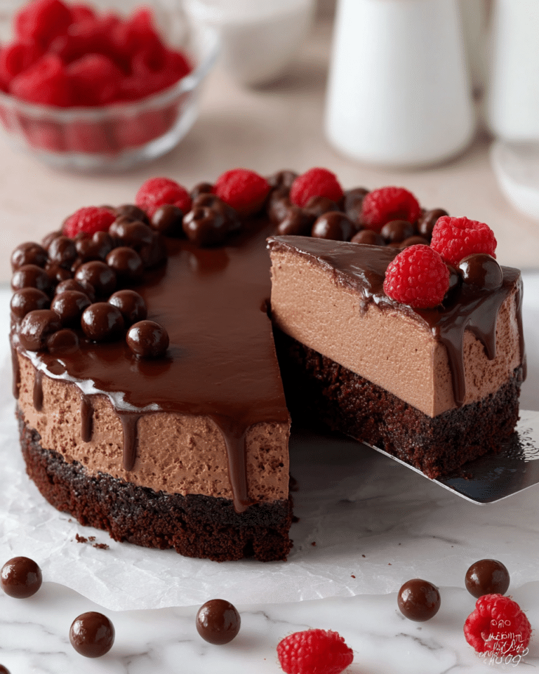 Easy Chocolate Mousse Cake Recipe