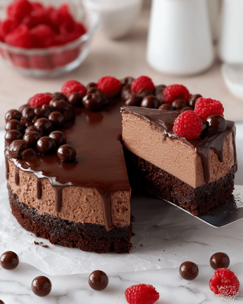 Easy Chocolate Mousse Cake Recipe