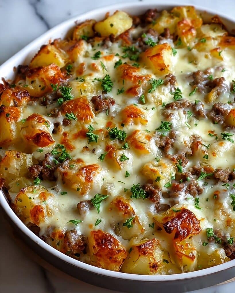 Cheesy Potato Skillet Recipe