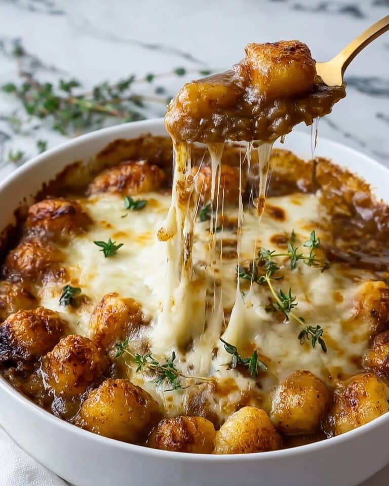 Simple Baked French Onion Gnocchi Recipe