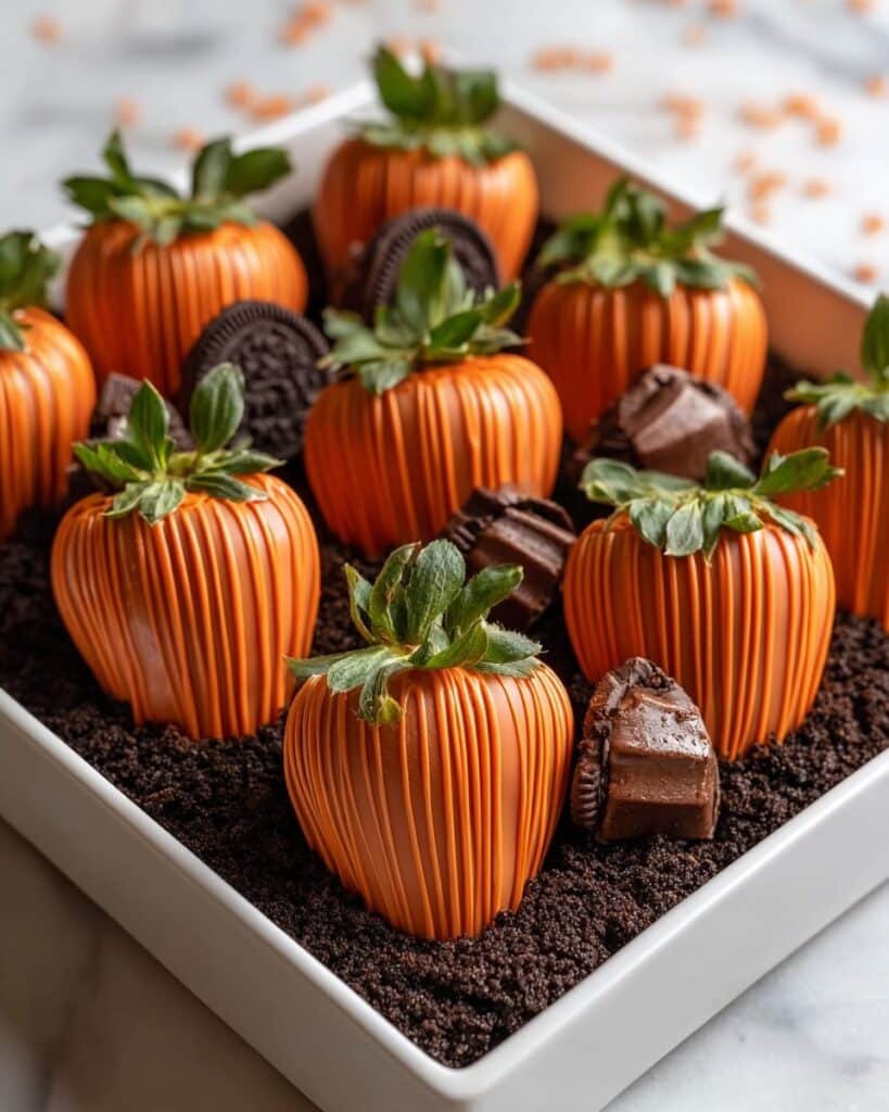 Pumpkin Patch Strawberries Recipe