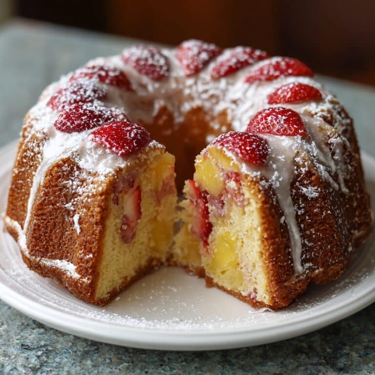 Ultimate Fresh Strawberry Bundt Cake Recipe