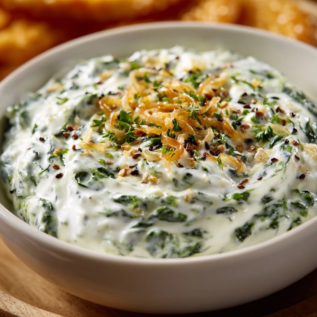 Baked Spinach Dip with Mozzarella and Parmesan Recipe - Recipe Image