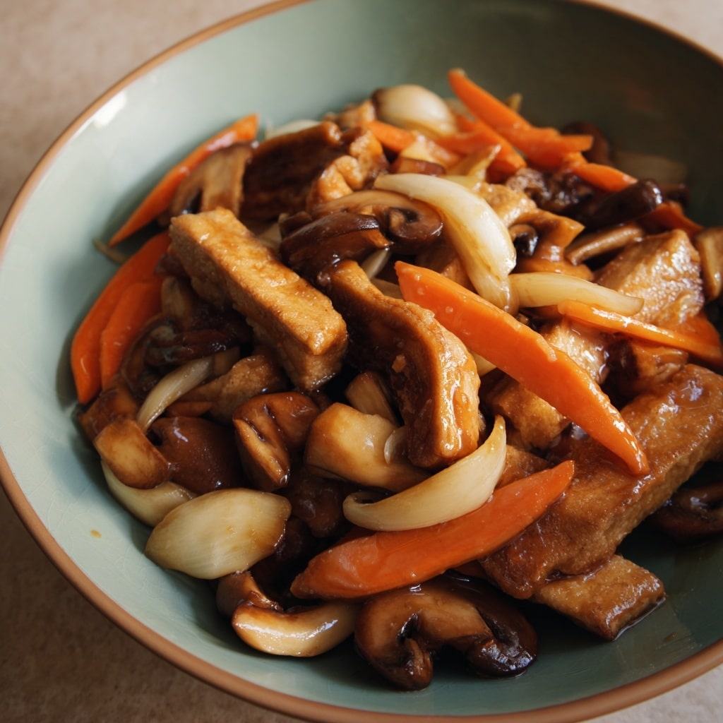 Black Pepper Chicken with Mushrooms Recipe