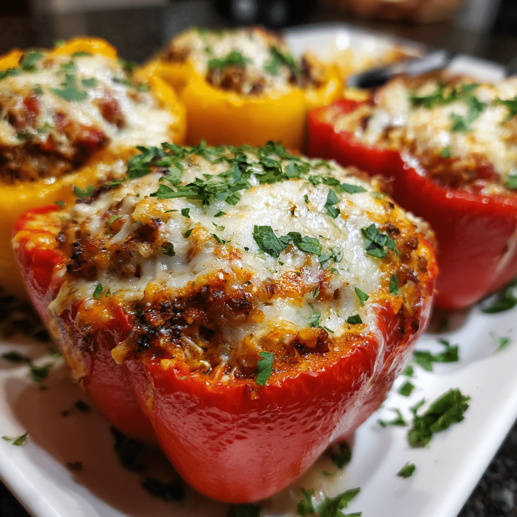 Air Fryer Stuffed Peppers Recipe - Recipe Image