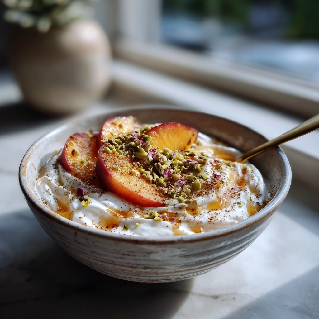 Ginger & Cardamom Poached Nectarines Recipe - Recipe Image