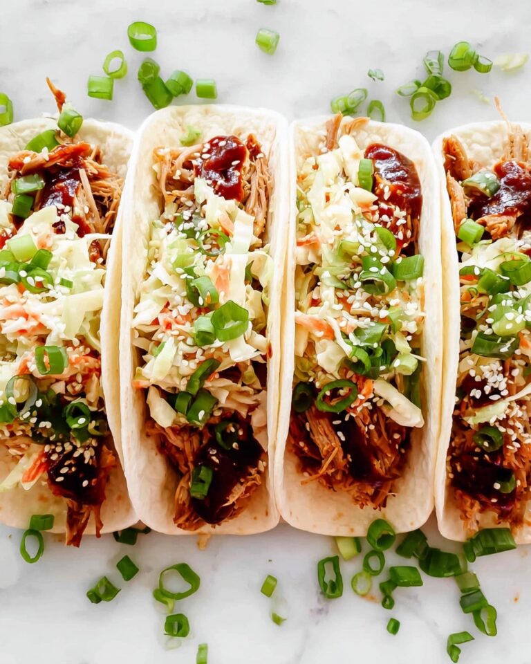 Korean BBQ Tacos with Quick Kimchi Recipe