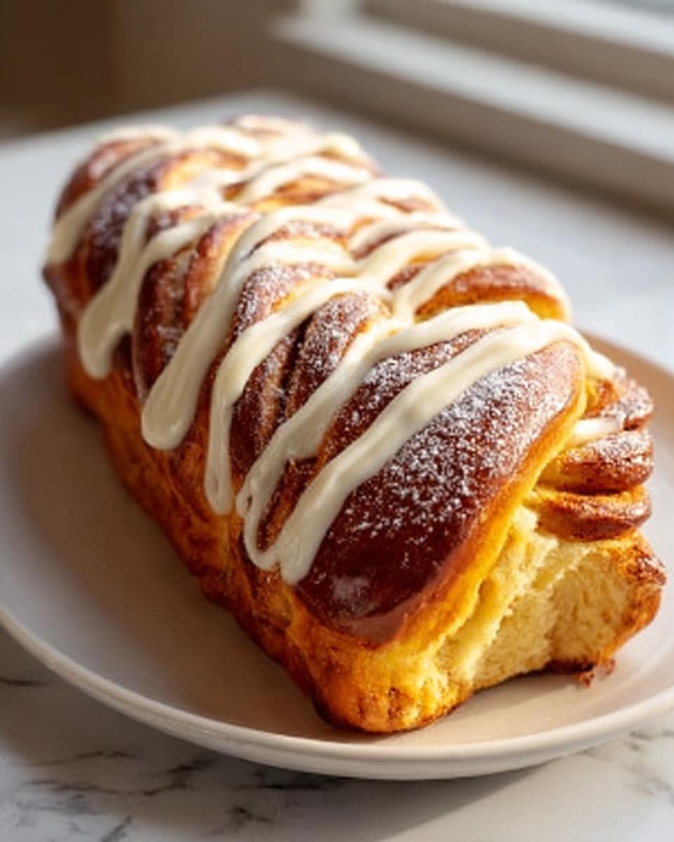 Honey Babka with Cream Cheese Frosting Recipe - Recipe Image