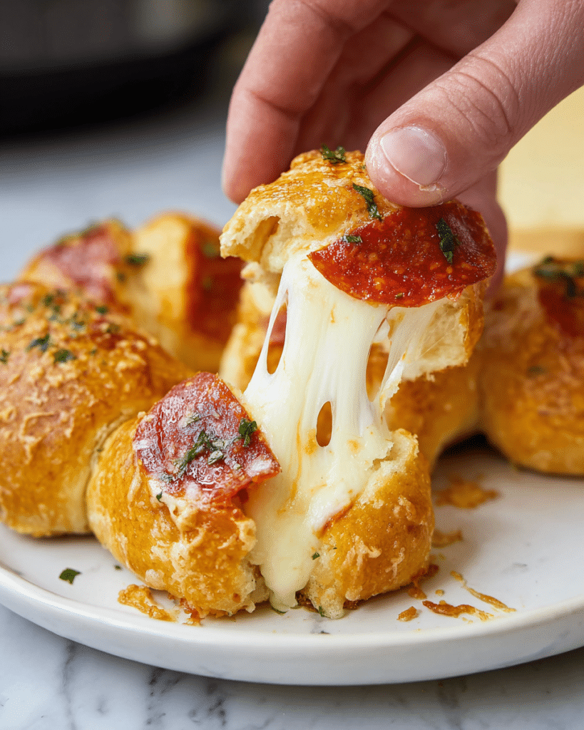 Pizza Crescent Rolls Air Fryer Recipe
