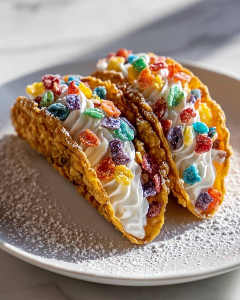 Fruity Pebbles Cheesecake Tacos: A Deliciously Fun Dessert Recipe