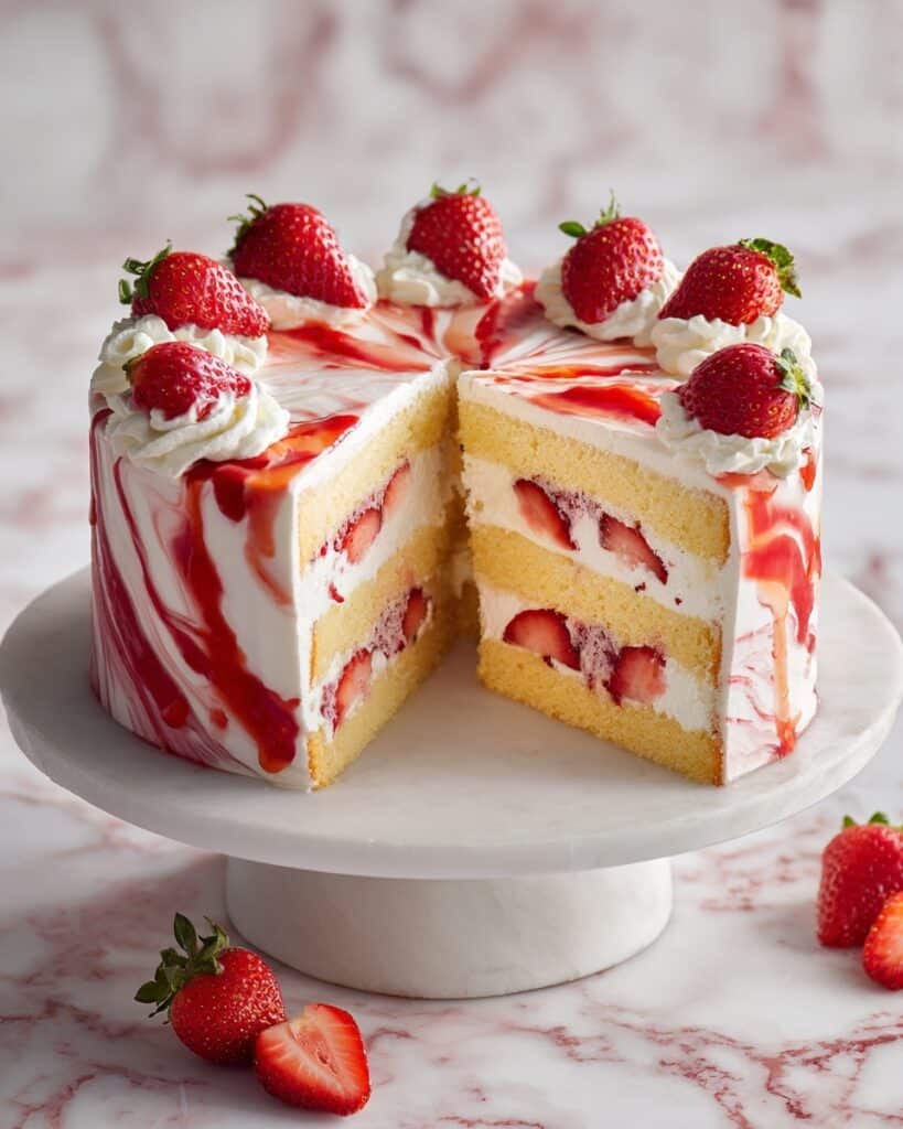 Strawberry Shortcake Cake Recipe