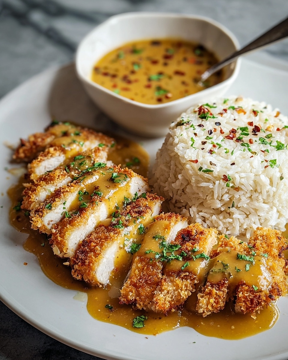 Honey Mustard Chicken with Rice Recipe - Recipe Image