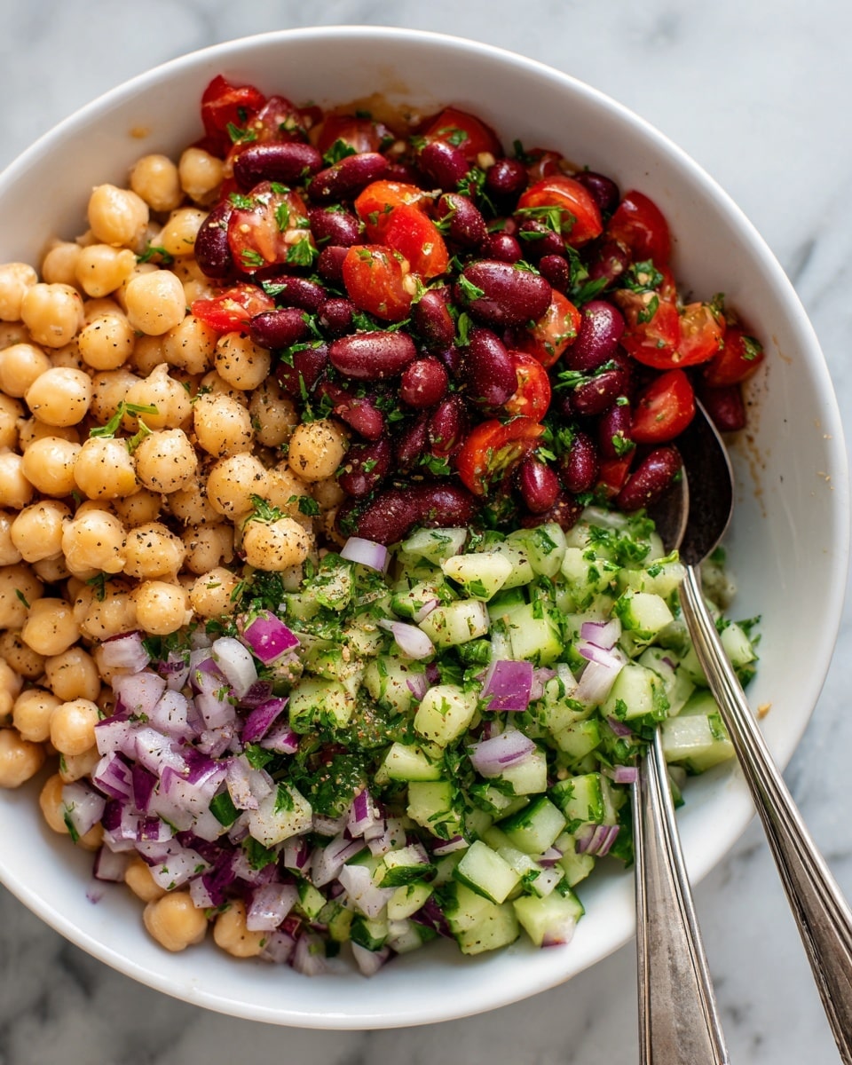 Mediterranean Bean Salad Recipe - Recipe Image