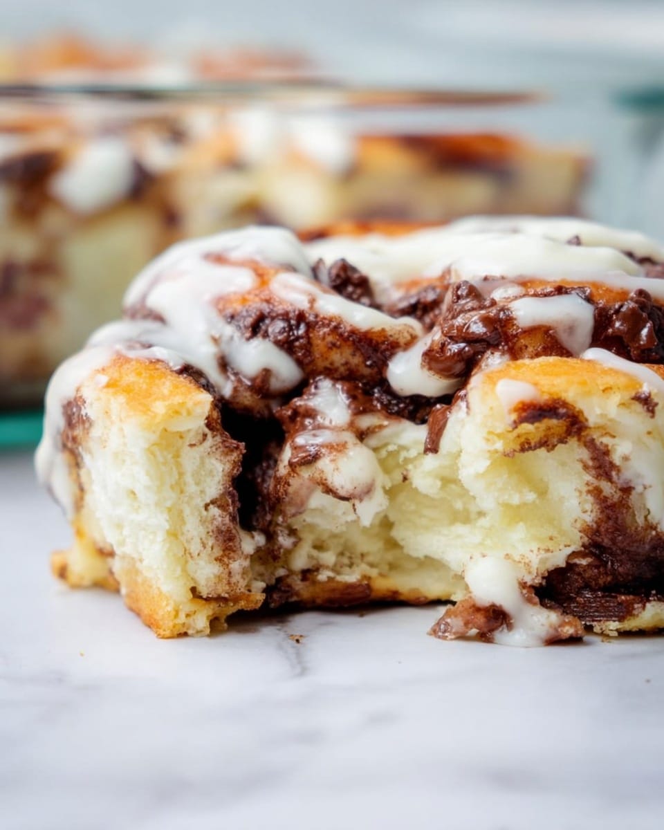 Gooey Chocolate Cinnamon Rolls Recipe - Recipe Image