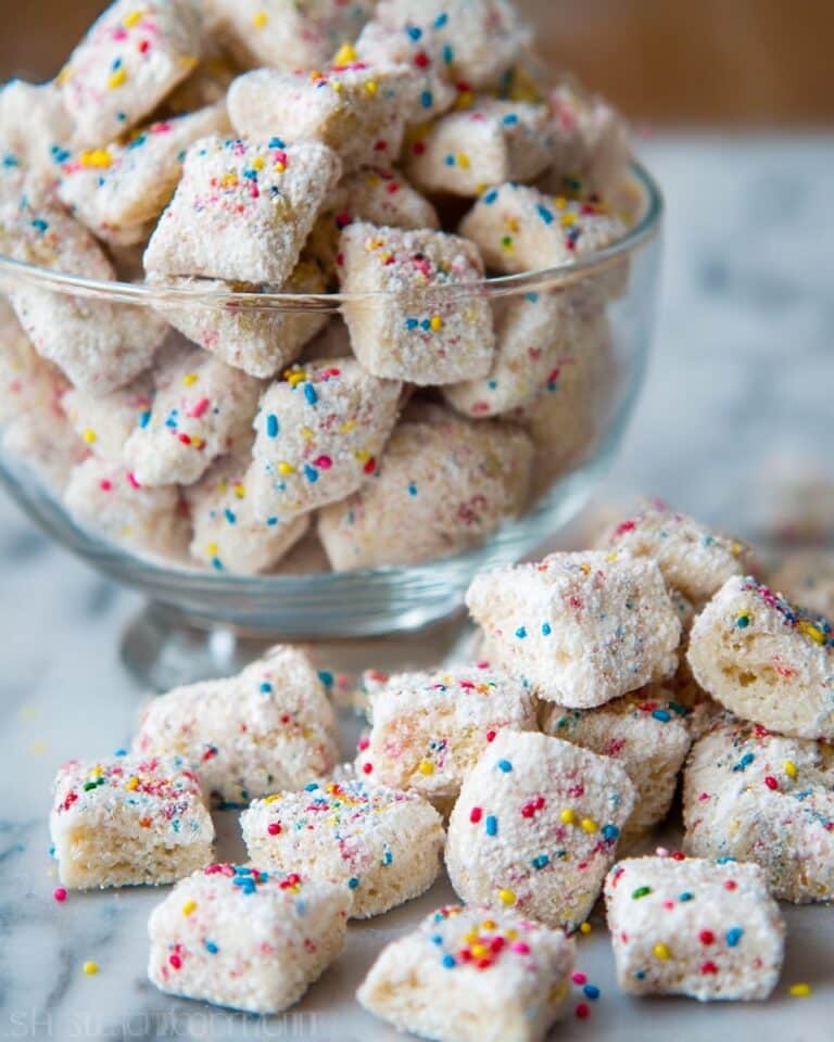 Cake Batter Puppy Chow Recipe